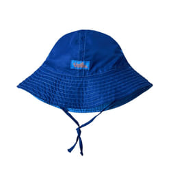 UV SKINZ UPF50+ Baby Boy Reversible Sun Hat-Ocean Blue/Navy-6/12m
