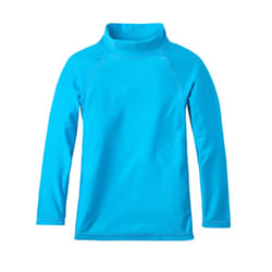 UV SKINZ UPF 50+ Girls Long Sleeve Sun & Swim Shirt- Aqua -5