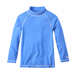 UV SKINZ UPF50+ Boys Long Sleeve Sun & Swim Shirts-Ocean Blue-3T