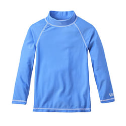 UV SKINZ UPF50+ Boys Long Sleeve Sun & Swim Shirts-Ocean Blue-3T
