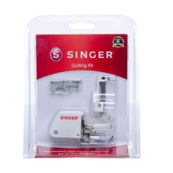 SINGER Quilting Presser Foot Kit | Includes Even Feed Foot  Quarter Inch Foot with Guide & Open Toe Free Motion Foot | Ideal for Precise Quilting & Mu