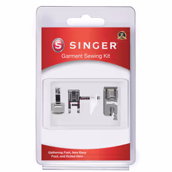 SINGER Garment Presser Feet Kit | Ideal for Garment Sewing Alterations and Repairs | Includes Gathering Rolled Hem & Sew E ...