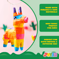 3 pcs Mini Donkey Pinatas 19cmx14cm Cinco De Mayo Rainbow Color for Fun Fiesta Taco Party Supplies, Luau Event Photo Props, Mexican Theme Decoration,