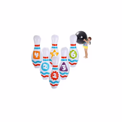 JOYIN Giant Inflatable Bowling Set for Kids and Adults, Christmas Birthday Party Games, Kids Education Motor Skills Toys