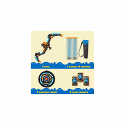 Bow and Arrow for Kids with LED Flash Lights Archery Bow with 9 Suction Cups Arrows Target and Quiver Outdoor Toys