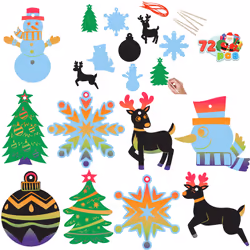 Joyin 11800 Christmas ornament Multicolour 72 pc(s)