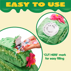Cinco De Mayo Cactus Pinata for Kids Birthday Party  (16.75x11.25x3 in.) for Fun Fiesta Taco Party Supplies  Luau Event Photo Props  Mexican