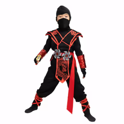 Spooktacular Creations SPO-BW-20247-XL, Fancy costume, Child, Male, Ninja, XL, Polyester