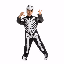 Spooktacular Creations SPO-BW-20685-S, Fancy costume, Skeleton, S, Polyester