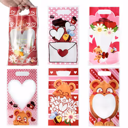 Joyin 14527, Gift wrap bag, Multicolour, Valentines Day, 48 pc(s)