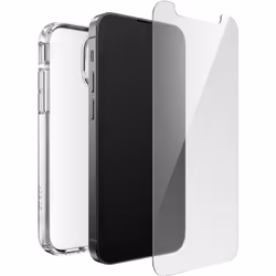 Speck Presidio Gemshell Clear + Shieldview Bundle Apple iPhone 13 - with Microban, Cover, Apple, iPhone 13, 15.5 cm (6.1"), T ...