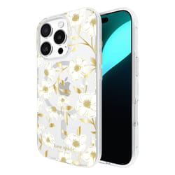 kate spade new york iPhone 16 Pro Case - Compatible with MagSafe - Designer Phone Case - Sunshine Floral Gems