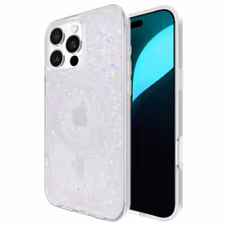 kate spade new york iPhone 16 Pro Max Case - Compatible with MagSafe - Designer Phone Case - Chunky Glitter Iridescent