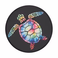 PopSockets PopGrip Pshychedelic Turtle, Grip, Black, Multicolour, Universal, 1 pc(s)