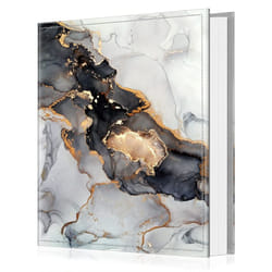 Fintie Photo Album 4x6 Photos - 600 Pockets Large Capacity Photo Book Cover for Family Wedding Anniversary Baby Vacation Pictures  Cloudy Marble