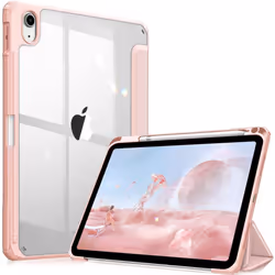 Hybrid Case Compatible with iPad 10th Generation 2022 (10.9 Inch) - [Ultra Slim] Shockproof Clear Cover with Built-in Pencil  ...