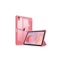 Hybrid Case Compatible with iPad 10th Generation 2022 (10.9 Inch) - [Ultra Slim] Shockproof Clear Cover with Built-in Pencil Holder, Auto Wake/Sleep,