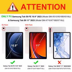 Fintie Case for Samsung Galaxy Tab S9 FE 5G 109 InchGalaxy Tab S9 11 Inch 2023  MultiAngle Viewing Protective Cover with Pock