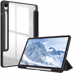 Hybrid Slim Case for Samsung Galaxy Tab S9 FE 10.9 Inch/Galaxy Tab S9 11 Inch 2023 with S Pen Holder, Shockproof Cover with C ...