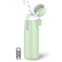PHILIPS Filtered Water Bottle  Insulated Stainless Steel Water Purifier Bottle for Daily Life & Travel  BPA Free with GoZero Everyday Filter for Clean