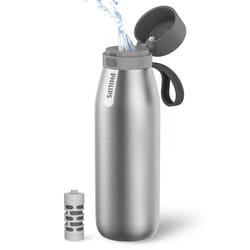 Philips GoZero Everyday Insulated Stainless Steel Water Bottle with Philips Everyday Tap Water Filter BPA Free Transform Tap Water into Healthy Tastie