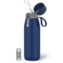 PHILIPS Filtered Water Bottle  Insulated Stainless Steel Water Purifier Bottle for Daily Life & Travel  BPA Free with GoZero Everyday Filter for Clean