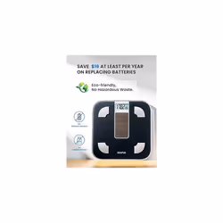 RENPHO Digital Scales for Body Weight, Battery-Free Weighing Bathroom Scales BMI Smart Bluetooth Body Fat Scale, Body Composition Monitor Health