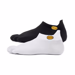 Vibram Five Fingers Ankle Socks Short Toe Breathe Trainers Low Cut Twin Pack - L