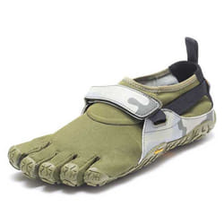 Vibram Mens Five Fingers Evo Trail Shoes Spyridon Barefoot Running Trainers - 44 EU, Dark Green/Camo