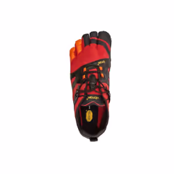 Vibram Mens V Trail 2.0 Bare foot Five Fingers Megagrip Sole Outdoor Trainers - 44 EU, Pompeiian Red/Black