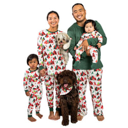 Burt's Bees Baby Family Jammies Matching Holiday Organic Cotton Pajamas  Modern Forest  Baby 1-Piece 3 Months