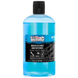 U.S. Art Supply Brush Cleaner and Restorer, 16 Ounce Bottle - Quickly Cleans Paint Brushes, Airbrushes, Art Tools - Cleaning Solution to Remove Dried