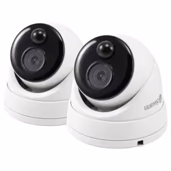 Swann SWPRO-1080MSDPK2-EU, IP security camera, Indoor & outdoor, Ceiling, White, Dome, IP66