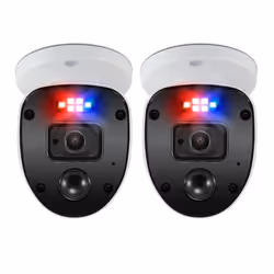 Swann SWPRO-1080SLPK2, IP security camera, Indoor & outdoor, Ceiling/wall, White, Bullet, IP66
