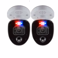 Swann SWPRO-4KRLPK2-EU, IP security camera, Indoor & outdoor, Ceiling/wall, White, Bullet, IP66