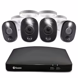 Swann SWDVK-846804WL-EU, CCTV security camera, Indoor & outdoor, Wired, Ceiling/wall, Black, White, Dome