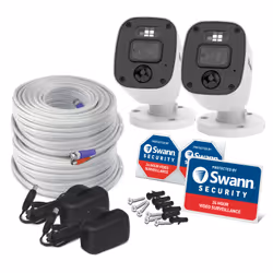 Swann Home 2K DVR Audio/Video Flashing & Spotlight Add-On Bullet Camera 2 Pack - Additional view 7