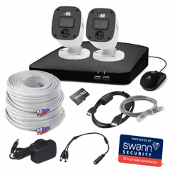 Swann Home 2 Camera 4 Channel 1080p Full HD DVR 64GB SD Card Security System with Mic - Additional view 6