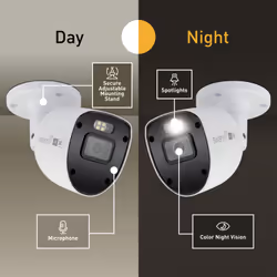 Swann Add-on 5MP Bullet Camera for AdvancedX Wired NVR Security System Bulb IP security camera Indoor & outdoor Ceiling/Wall/Desk - Additional view 5