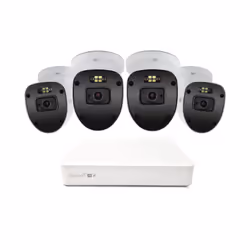 Swann AdvancedX 5MP Wired NVR Security System with 24/7 Recording - 4 Bullet Camera Kit