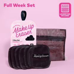 The Original MakeUp Eraser  7-Day Set  Erase All Makeup With Just Water  Including Waterproof Mascara  Eyeliner  Foundation  Lipstick  Sunsc