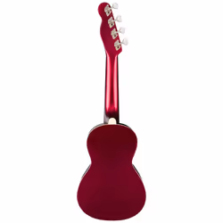 Fender Monterey Concert Ukulele - Cherry Bundle with Gig Bag  Tuner  and Austin Bazaar Instructional DVD