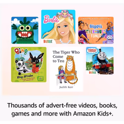 Amazon Fire HD 10 Kids tablet ages 3 to 7, 10.1" brilliant screen,
