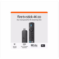 Amazon Fire TV Stick 4K Max streaming device 16GB Wi-Fi 6E,