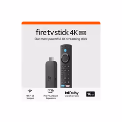 Amazon Fire TV Stick 4K Max streaming device 16GB Wi-Fi 6E, Ambient Experience (2nd Gen 2023)