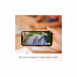 Ring Outdoor Camera Plug In Stick Up Cam HD Security Camera White