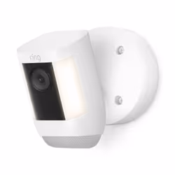 Ring Spotlight Cam Pro, Wired, White, IP security camera, Outdoor, Wireless, Ceiling/wall, White, Box