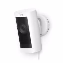 Ring Stick Up Cam Pro Plug-in, IP security camera, Indoor & outdoor, Wireless, Ceiling/Wall/Desk, White, Box