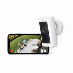 Ring Stick Up Cam Pro Plug-in Box IP security camera Indoor & outdoor Ceiling/Wall/Desk
