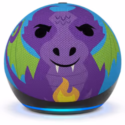 Amazon Echo Dot Kids (5.Gen), Amazon Alexa, Spheric, Multicolour, German, English, Spanish, French, Italian, Android, Fire OS ...